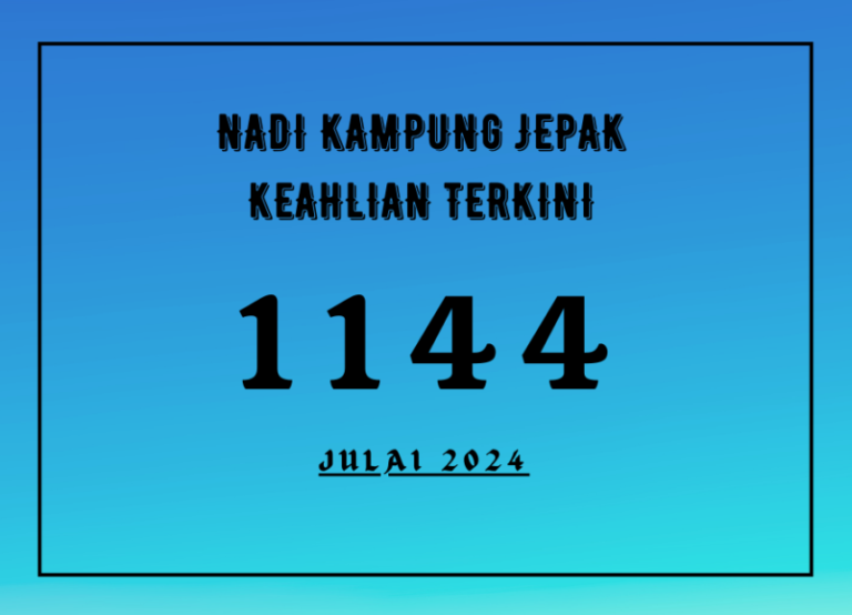 KEAHLIAN JULAI 2024